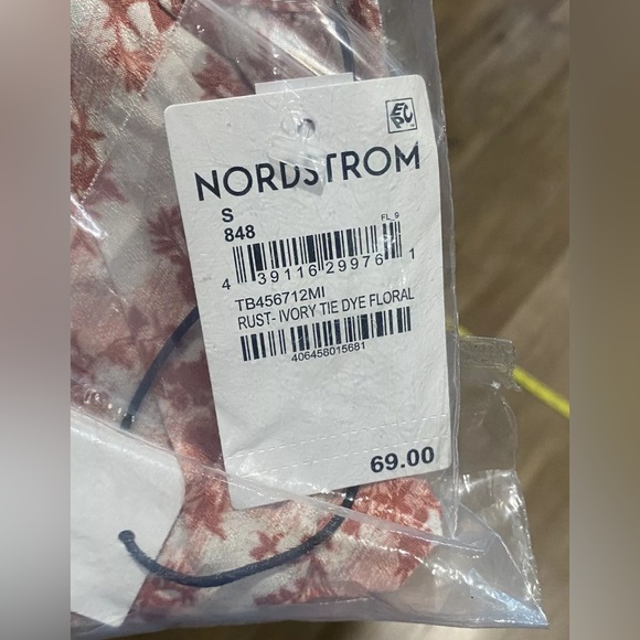 Treasure & Bond-Yoke Front Popover-Women's Size:Small-Color: Rust- Ivory-NEW!! - Picture 7 of 16